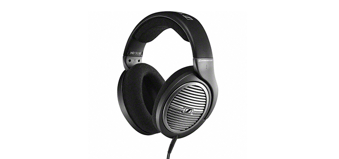 直邮中国sennheiser 森海塞尔 hd518 开放式头戴耳机$49.95