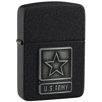 移动端:zippo 芝宝 28583 美国陆军徽章 黑裂漆 173元包邮