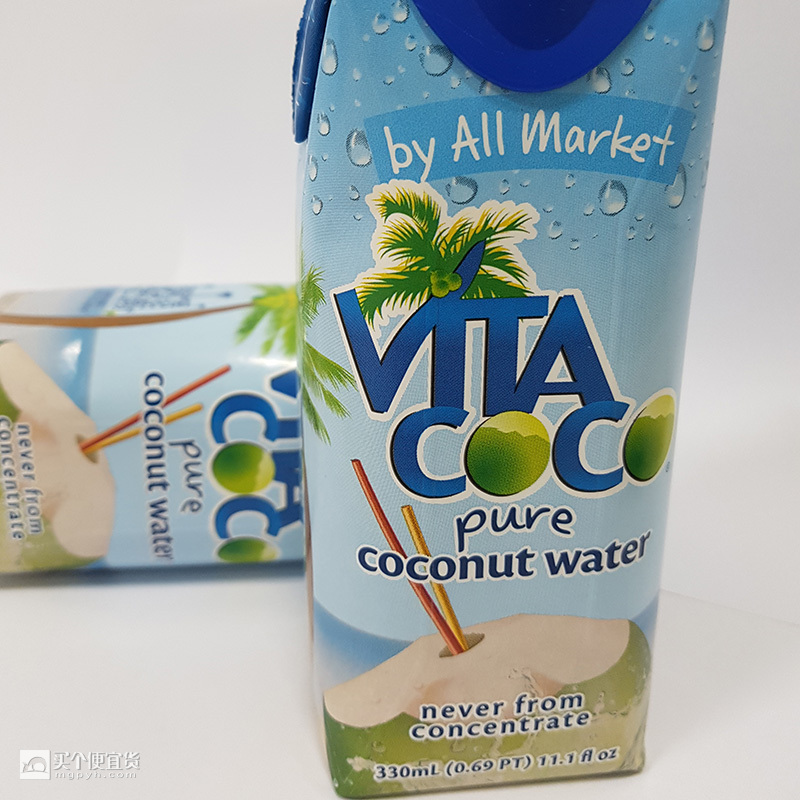 vitacoco 唯他可可 天然椰子水饮料 330ml*12盒装$48