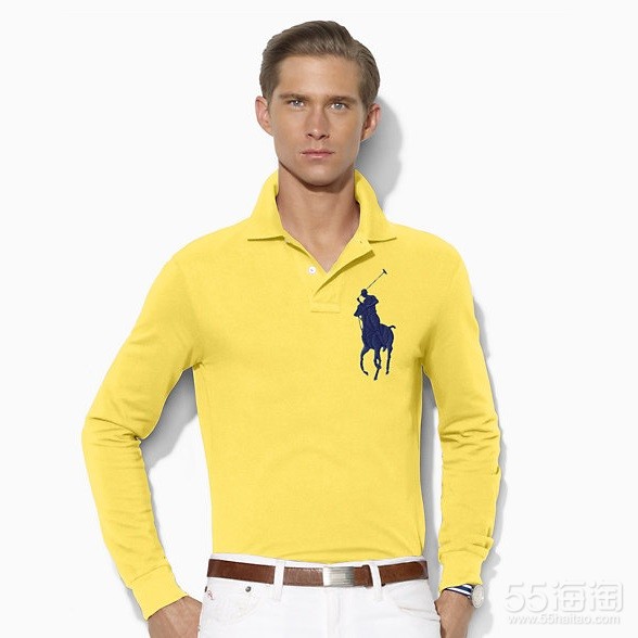 ralph lauren 拉夫劳伦 custom fit 经典大马标纯棉 polo 衫 $27.