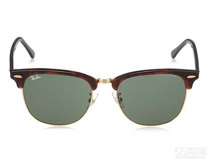 【中亚prime会员】ray-ban 雷朋 clubmaster rb3016f 中性玳瑁色太阳