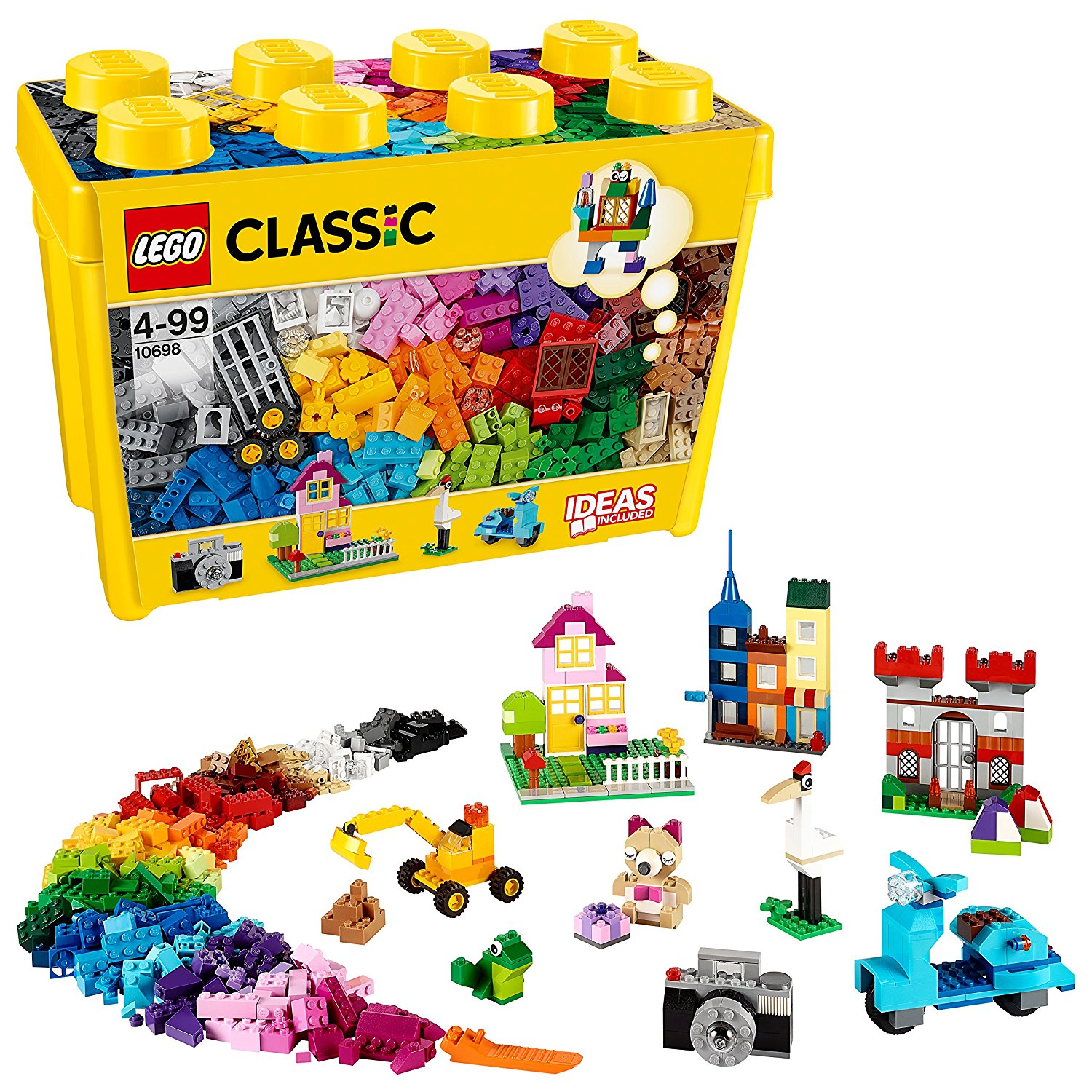 lego 乐高 拼插类玩具 classic经典系列 经典创意大号积木盒 10698