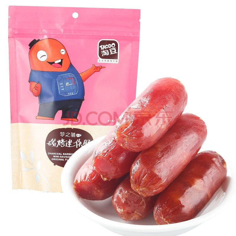 taodo 淘豆 碳烤迷你肠 原味 180g20.8元,可199-100