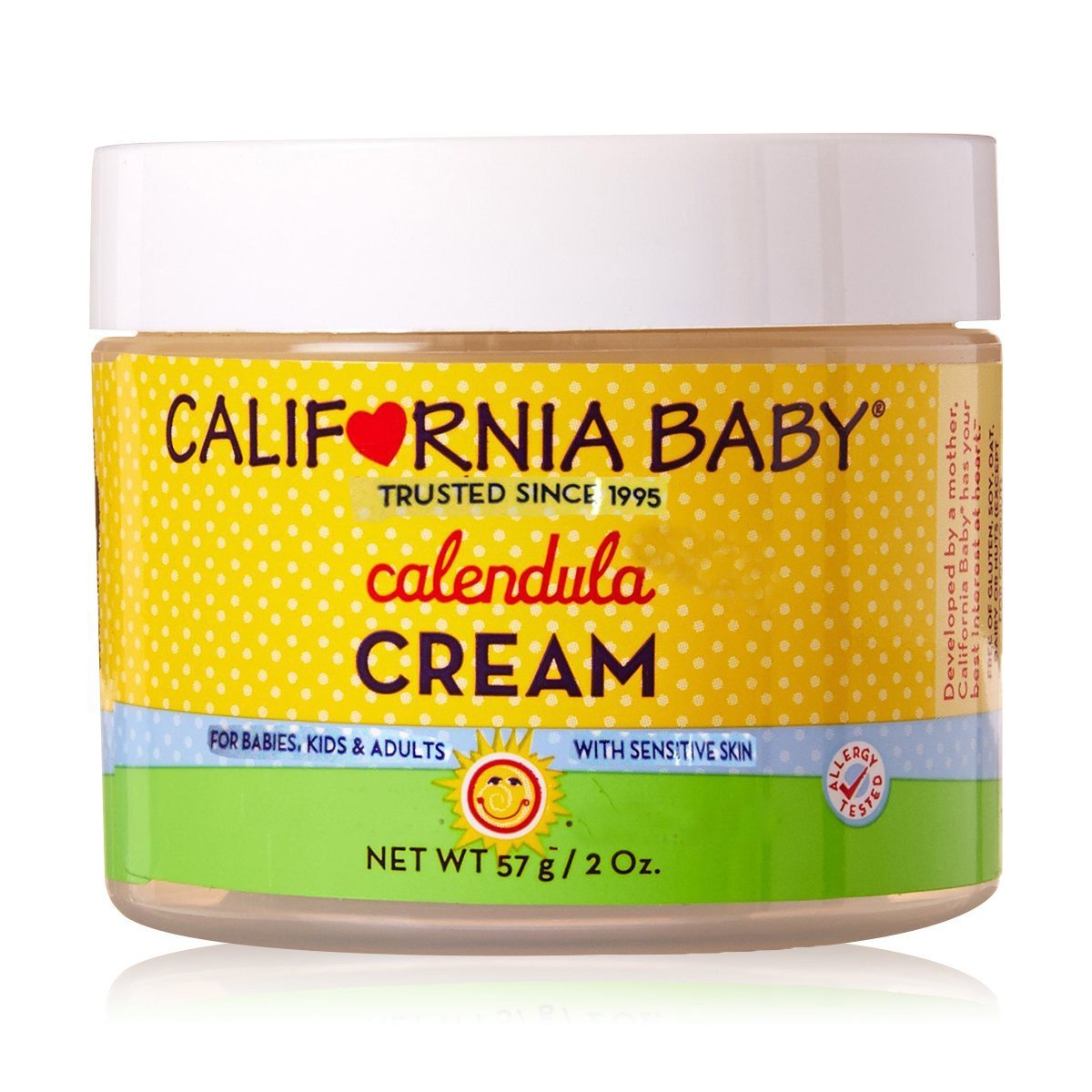 秒杀!california baby加州宝宝金盏花植物面霜113g 亚马逊中国 9.