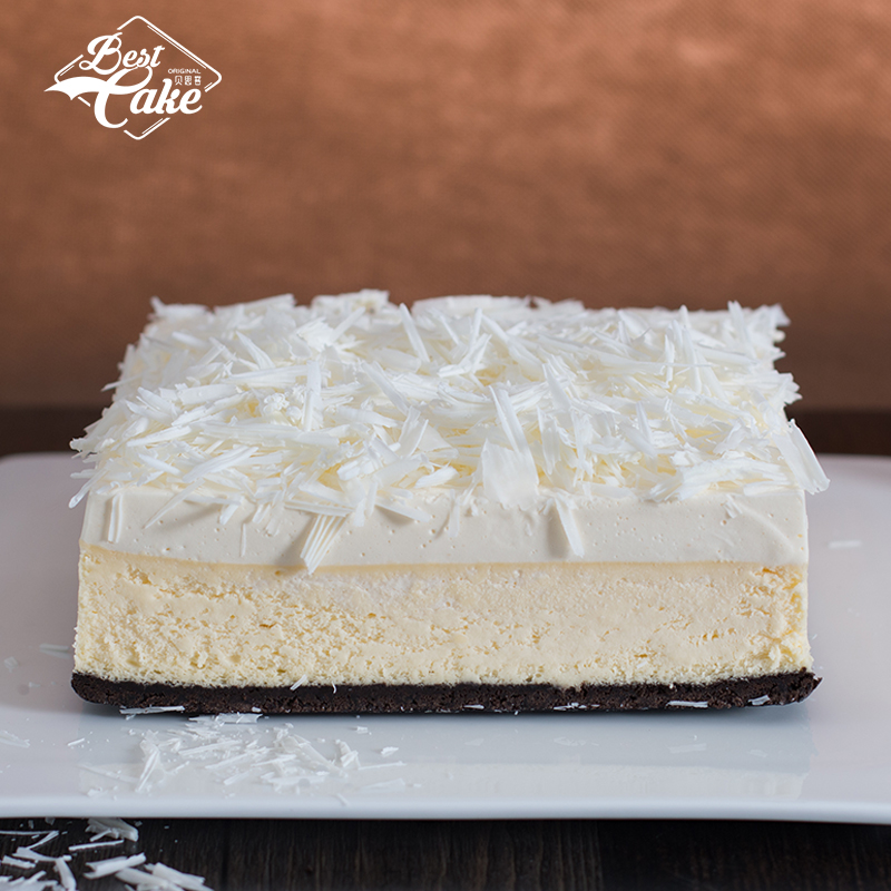 10元优惠券!贝思客 雪域牛乳芝士 白巧克力蛋糕 1磅 9折$88