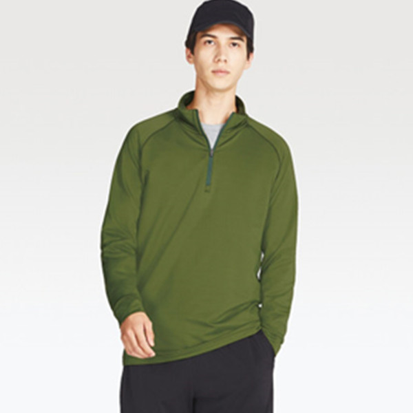 多色可选！优衣库DRY-EX warm半拉链T恤 400973 69元包邮