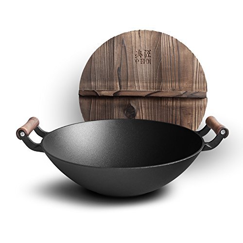 ��������ֵ��� �佳�������� ��ճ����Ϳ��������36cm ˫���Ӻ񳴲˹�����168Ԫ