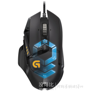 Logitech 罗技 G502 炫光 RGB 自适应游戏鼠标